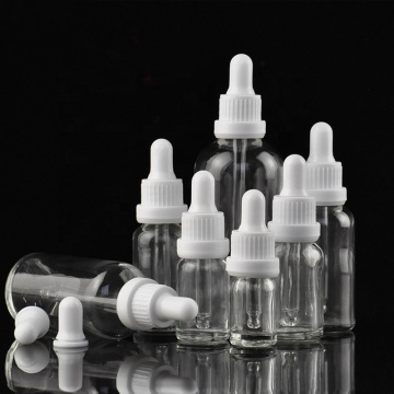 Temper-Evident Dropper Bottles: 5ml to 100ml Clear Glass Essential Oil & Cosmetic Bottles