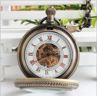 China Made Old Vintage Antique Men Style Steampunk Pocket Watch Mechanical MA167