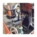 Máquina de rebitagem automática de panelas de ferro fundido fundido