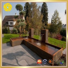 Modern Design Big Rusted Bonsai Pots Steel Planter Flower Pot