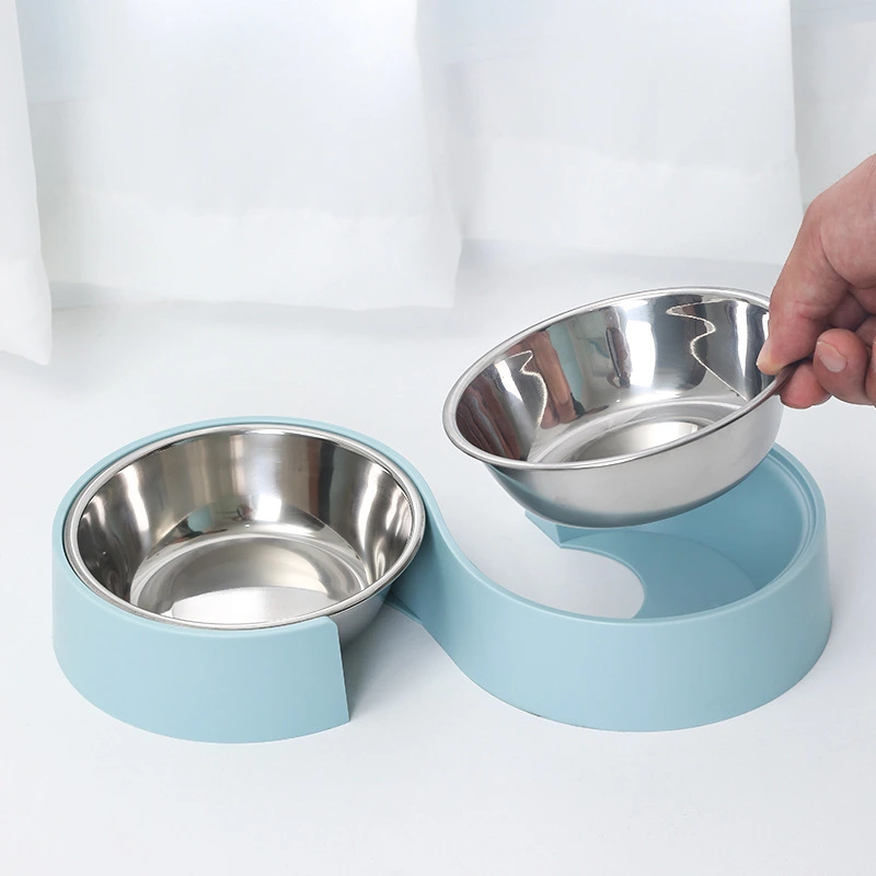 The New Pet Bowl Minimalist Design Pet Cat Bowl Anti-Overturning Dog Bowl Cat Feeding Water Bowl