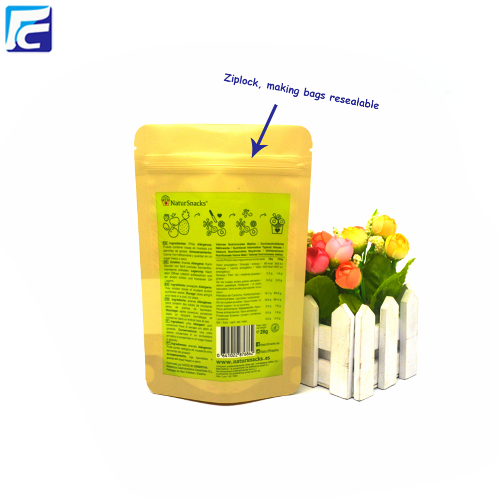 Lebensmittelqualität benutzerdefinierte Druck Kunststoff Matte Tasche Food Grade Custom Printing Plastic Matte Bag