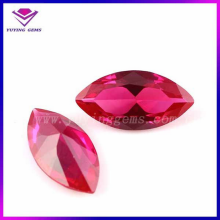 Alibaba Synthetic Ruby Manufacturer Loose Marquise Cut Corundum Gem