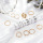 9pcs Fashion Rings Set Wedding Party Engagement Alloy Rings Jewelry Set