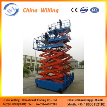 Self propelled hydraulic scissor lift platform /indoor scissor lift platform