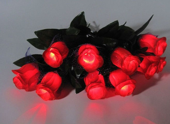 color changing rose led light