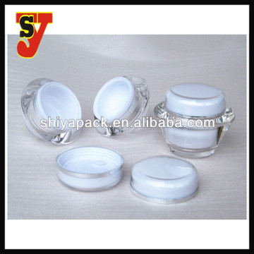 White Small Jar Plastic White Cosmetic Jar