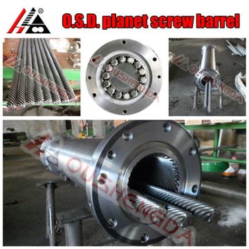 pvc planetary roller extruder screw barrel