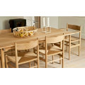 Replica rectangle wegner CH327 wood dining table