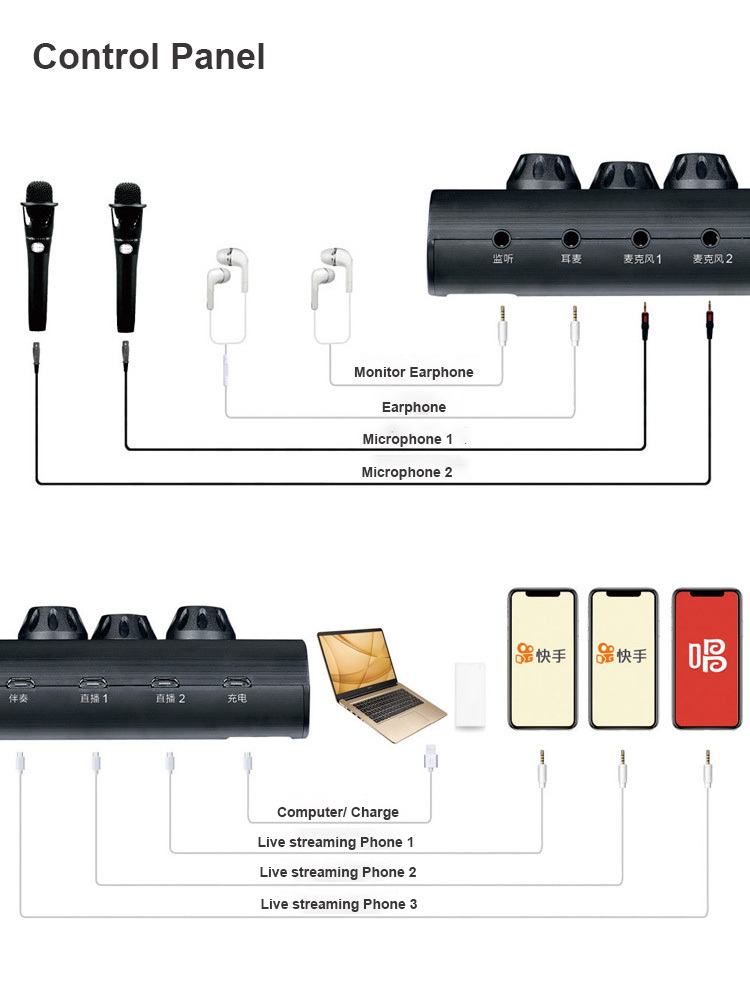 Portable Audio Maudio Interface Professional Sound Card For Studio Recording