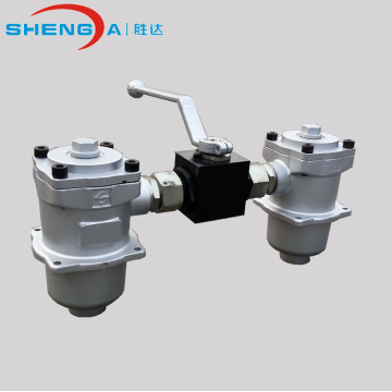 Duplex Hydraulic Oil Return Filter Housing