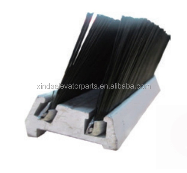 BS-3 double row Skirt Brush with aluminum pedestal for escalator and moving walk escalator spare part