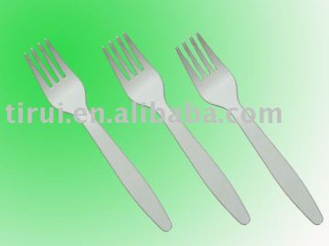 FDA SGS biodegradable corn starch based cutlery fork