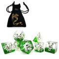 Ensemble de dés animaux surdimensionné surdimensionné, Giant 7PCS Panda Polyédral D&amp;D Dice Set, Donjons de grande taille et Dragons Dice