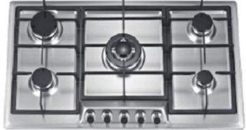 Sunflame Stainless Steel 5 Burners Built In Hobs