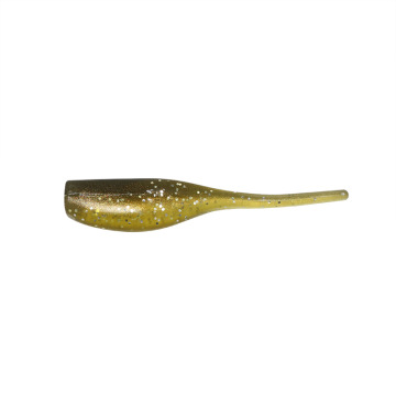 In Stock 5cm Soft Bait Tadpole Double Color Pin Tail Swimbait