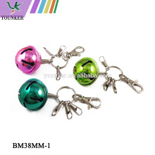 Promotional custom metal keychain with bell