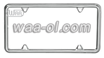 Chrome Steel License Plate Frame Narrow-style License Plate Frame
