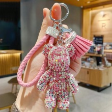 Yirun Cool Diamond Bear Design Pendant Keychain