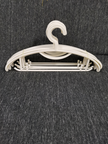 Adult plastic clothes hangers