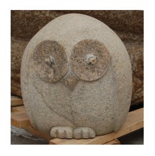 Granite Garden Owls - GAB322 River Rock Owl Figurine