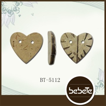 engraved decorative buttons,heart shape coconut buttons