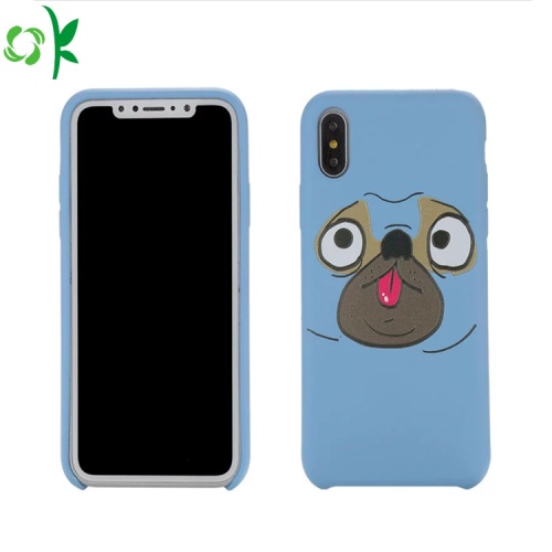 Venda quente dos desenhos animados moda silicone phone case atacado