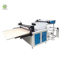 Plastic roll to sheet slitting cutting machine