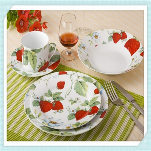 luxury moder porcelain dinner set