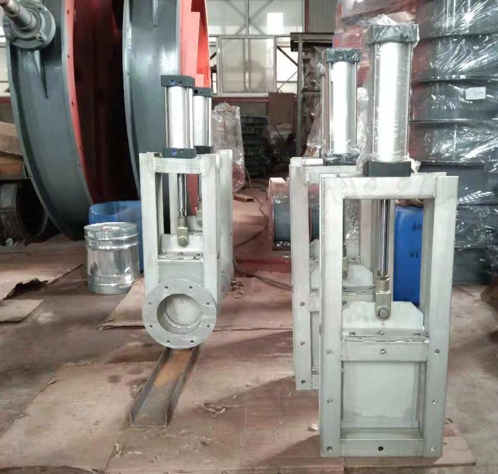 Pneumatic knife gate valve