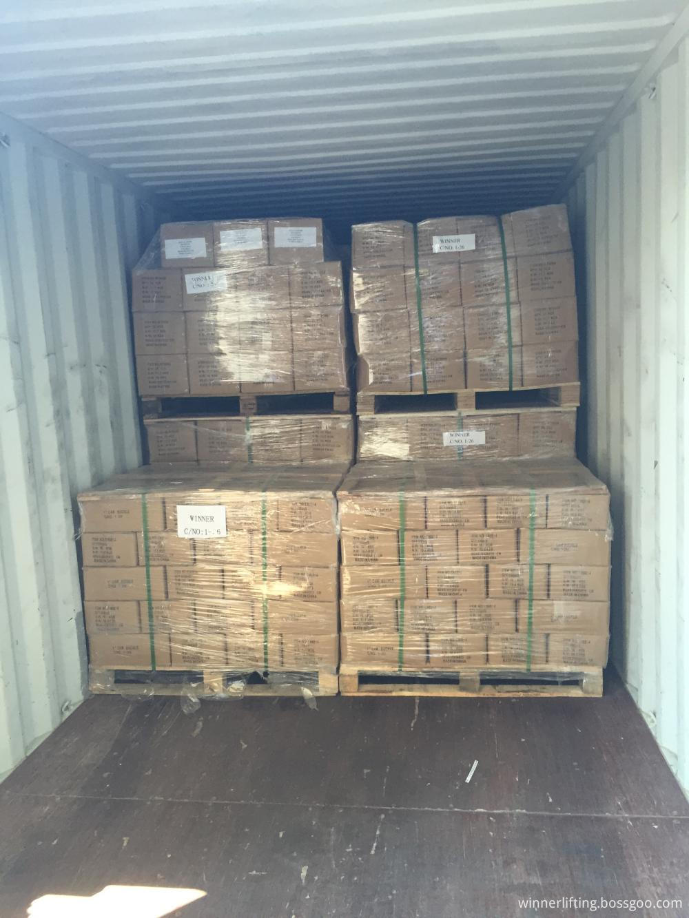 Pallet before shipping