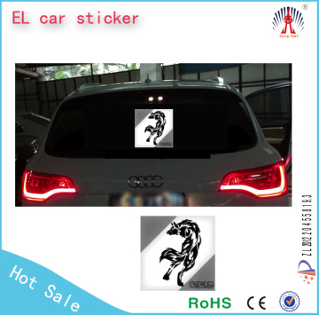 sticker for car parking/flashing el car sticker/equalizer el car sticker