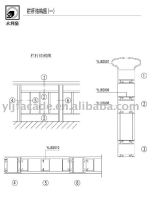 aluminum profile for railing 82