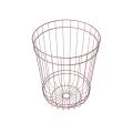 round metal storage cloth rack