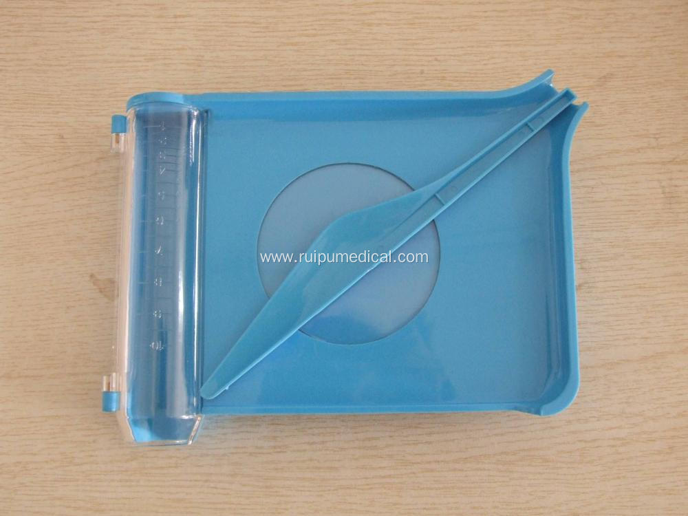 Factory Price Plastic Pill Counter Tray With Spatula