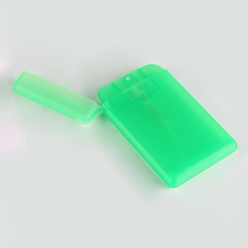 New product wholesale 20ml card perfume bottle plastic portable perfume bottle