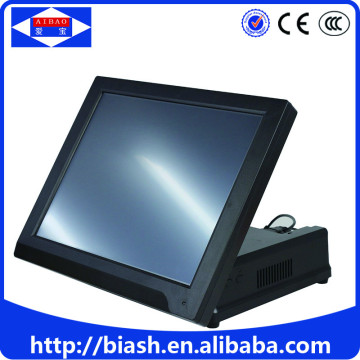 restaurant touch panel point of sales system with cash drawer