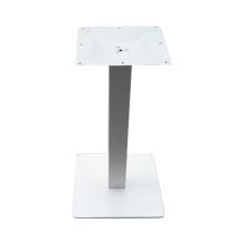 High Quality Steel Table Base Matt White with Adjustable Foot Cap