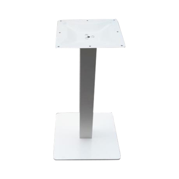 Square White Steel Dining Furniture Table Base