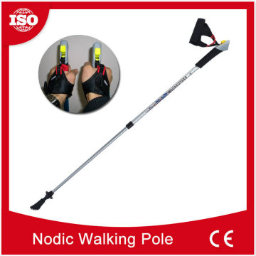 nordic walking stick two sections carbon trekking pole