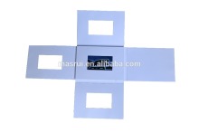 special design with turn pages to change video play video brochure