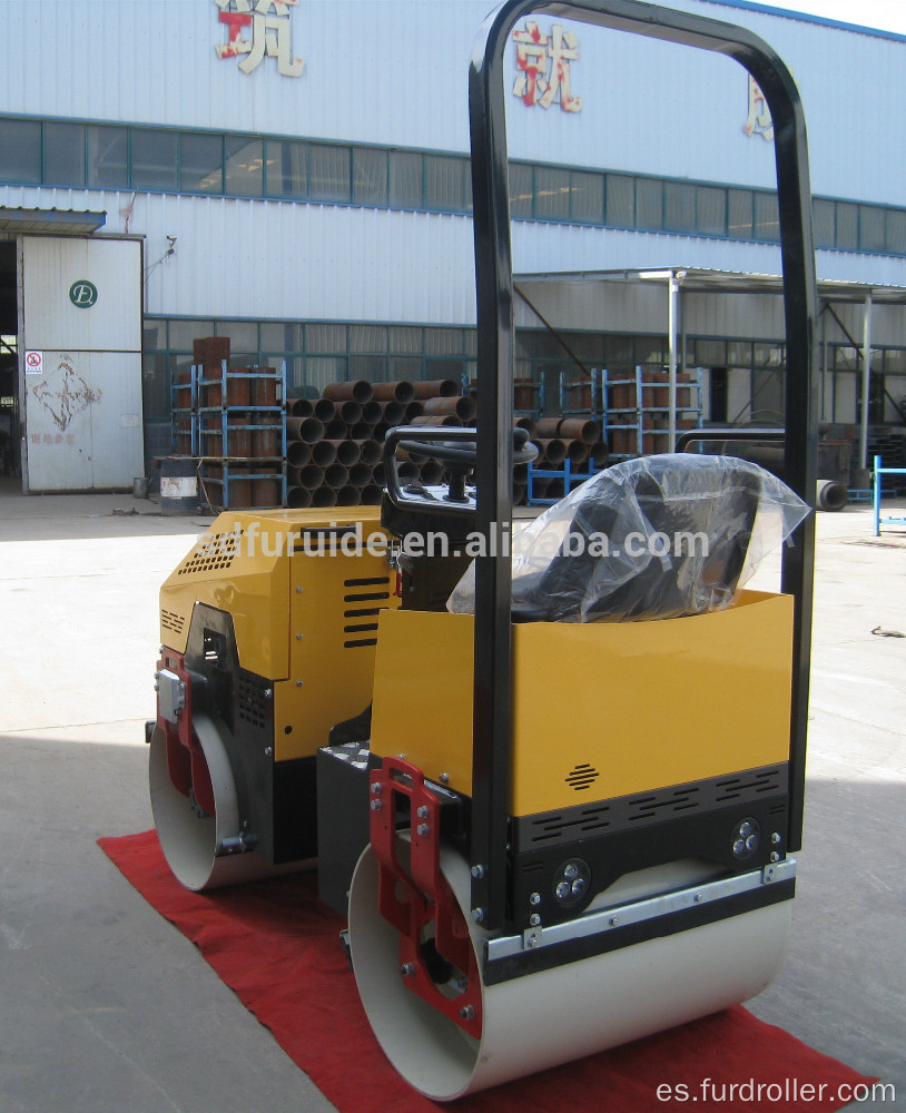 Motor diesel Rodillo vibratorio tipo Sakai, Rodillo compactador en tándem, Compactadores de asfalto FYL-880