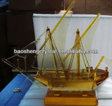 Crystal Ship Model Home Decor Wholesale