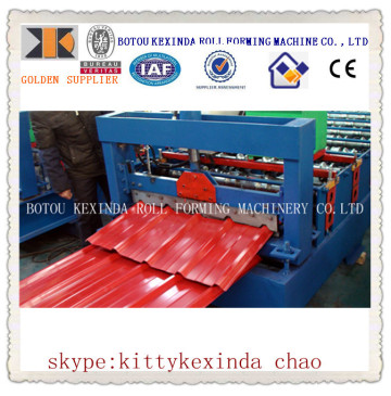 aluminum roofing step tile machine