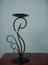 Black elegant iron candlestick