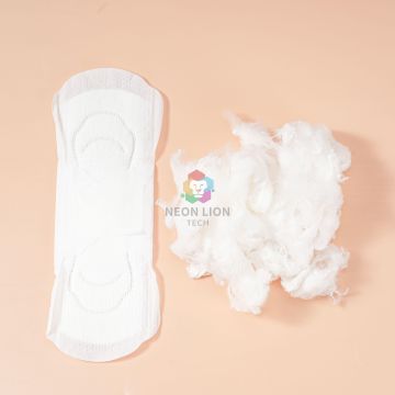 PHA fibers for sanitary pad