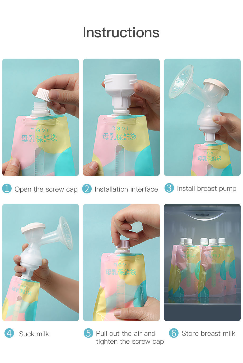 Disposable Breast Milk Storage Bags