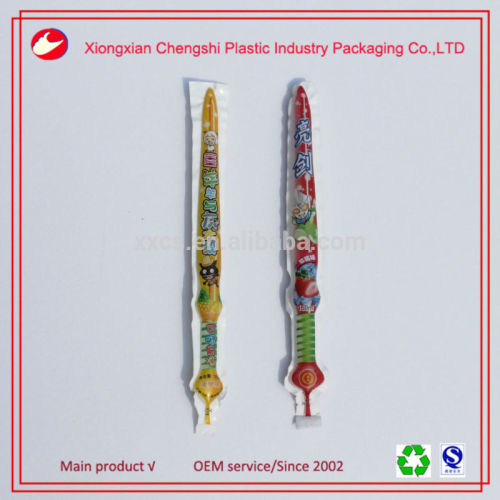 150ml food grade sword shape plastic ice lolly bag