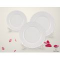 Assiette Nuts / Candy White Jade - 6 "