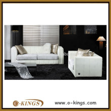 modern white fabric sofa